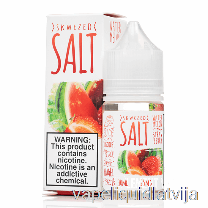 Arbūzs Zemeņu - Skwezed Salts - 30ml 25mg Vape šķidrums